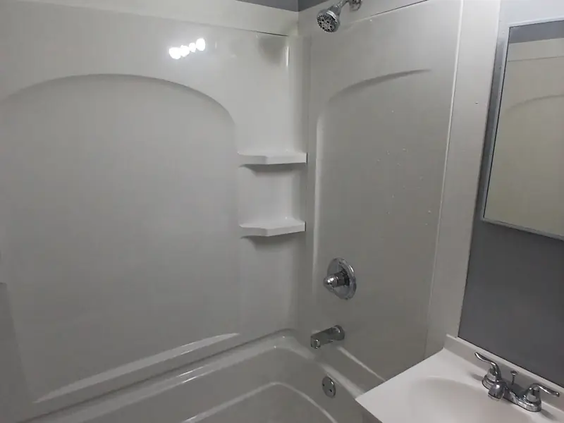 Tub surround & vanity — recent Creed Handyman job in Wichita